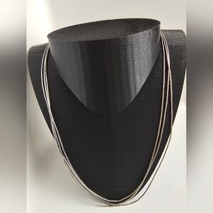 13" Silver Necklace Set